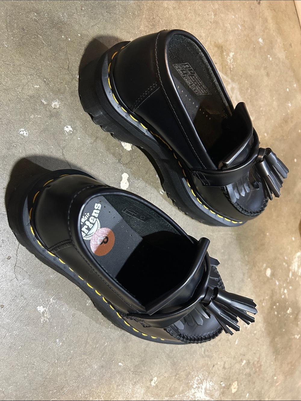 NWOT Dr. Martens Adrian Tassel Loafers in Black - Picture 3 of 5